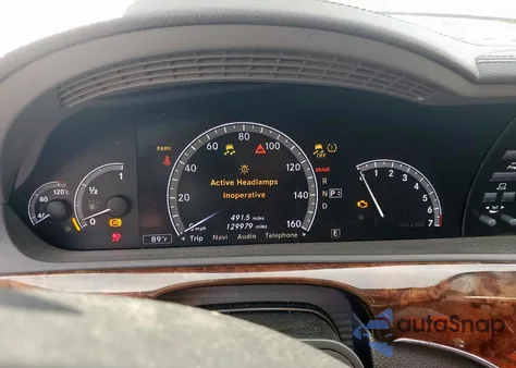 2013 Mercedes-Benz S 550 4Matic z USA, uszkodzony, nr VIN WDDNG9EB1DA498604